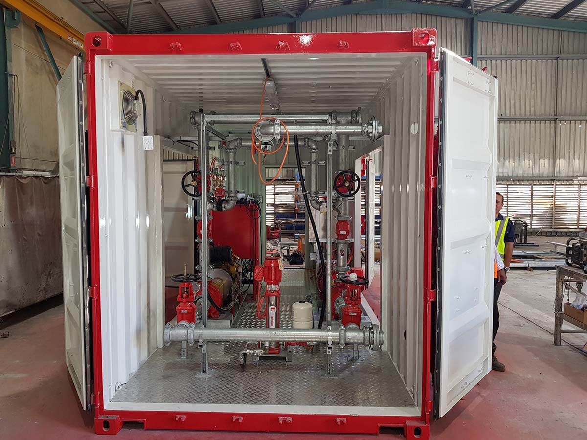 Containerised Fire Pump System Testing
